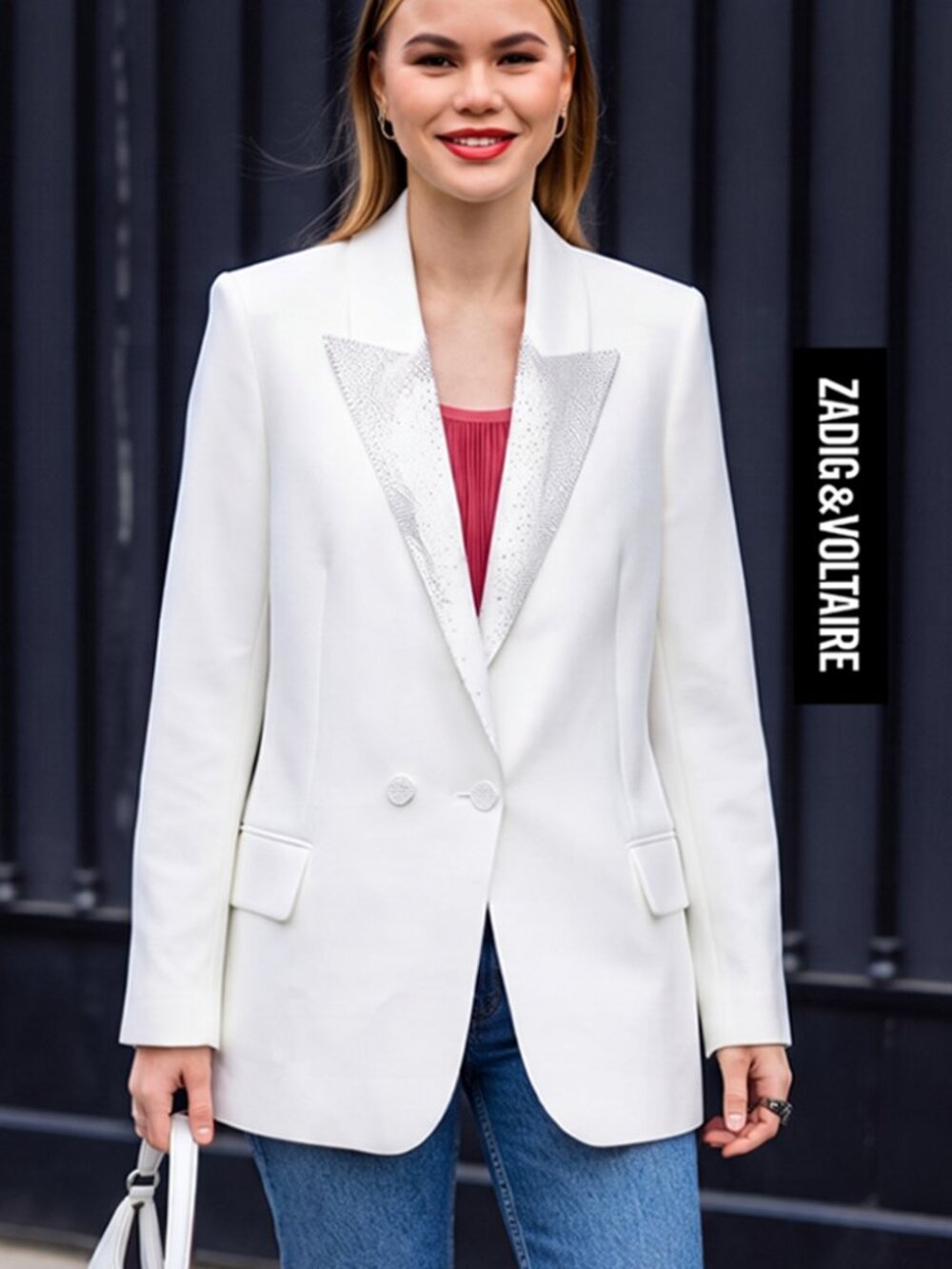 Visit Tailleur Strass Rain Blazer